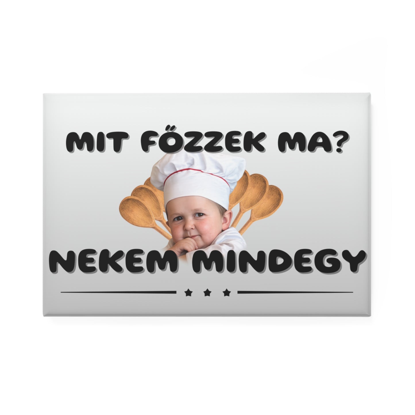 Hűtőmágnes - Mit főzzek ma?