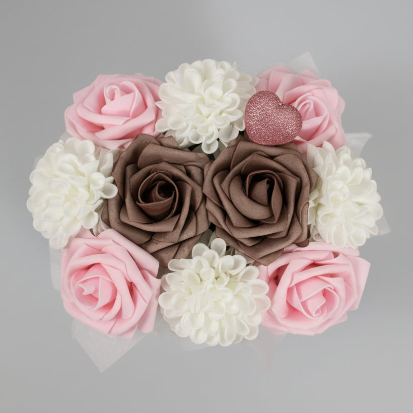 Virágbox fehér dobozban