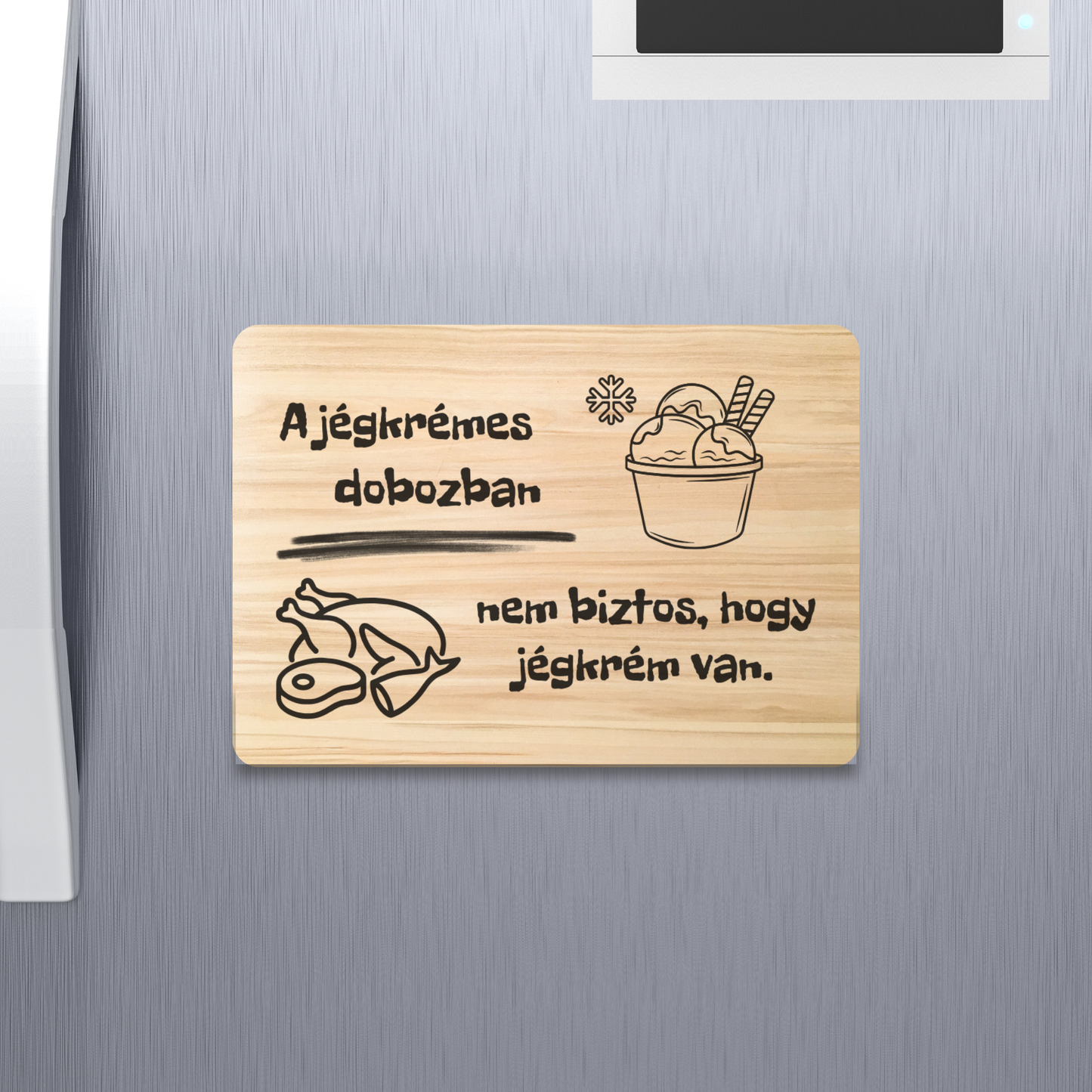 Hűtőmágnes - A jégkrémes dobozban...
