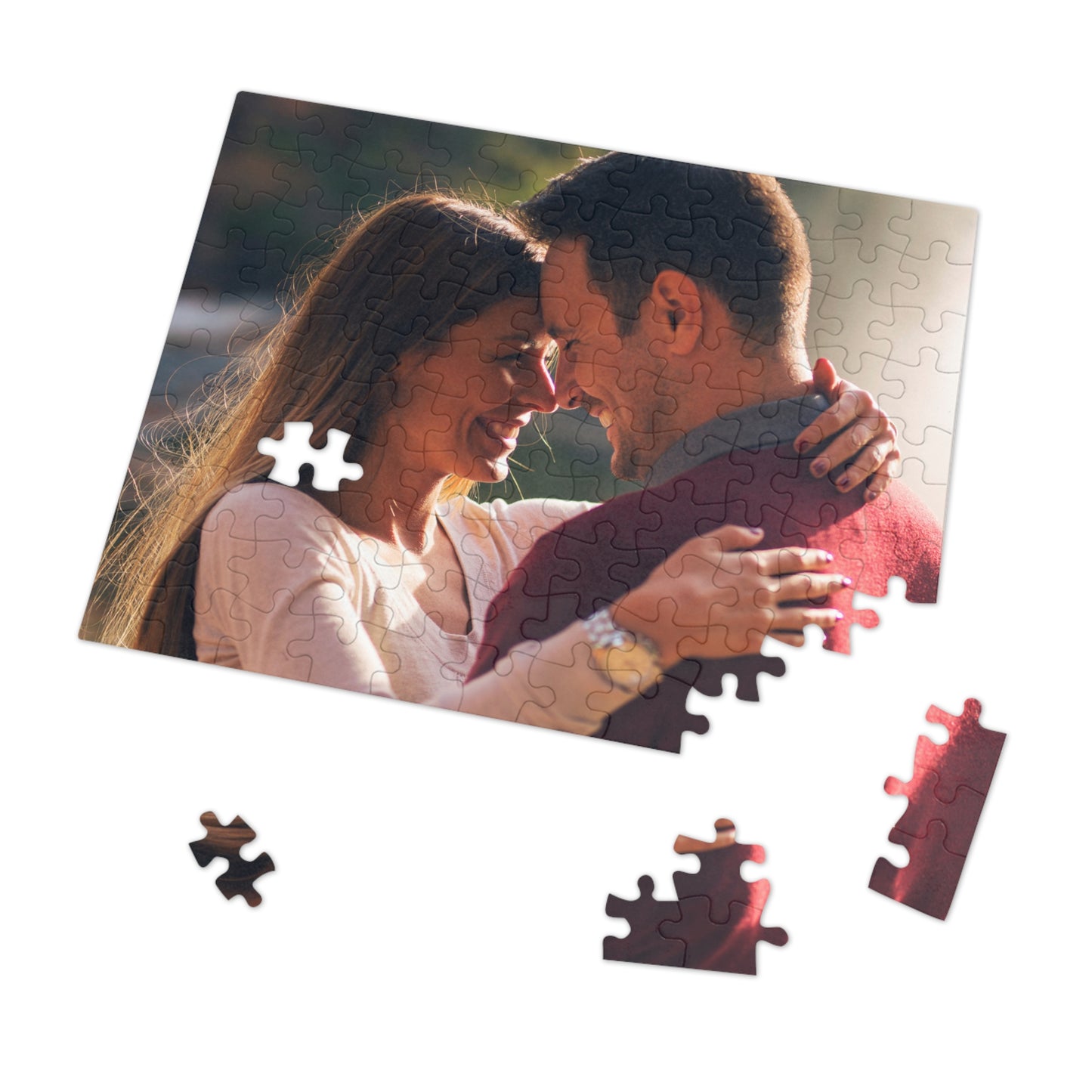 Ajándékdoboz kirakóssal és 2 db kulcstartóval - saját fényképpel