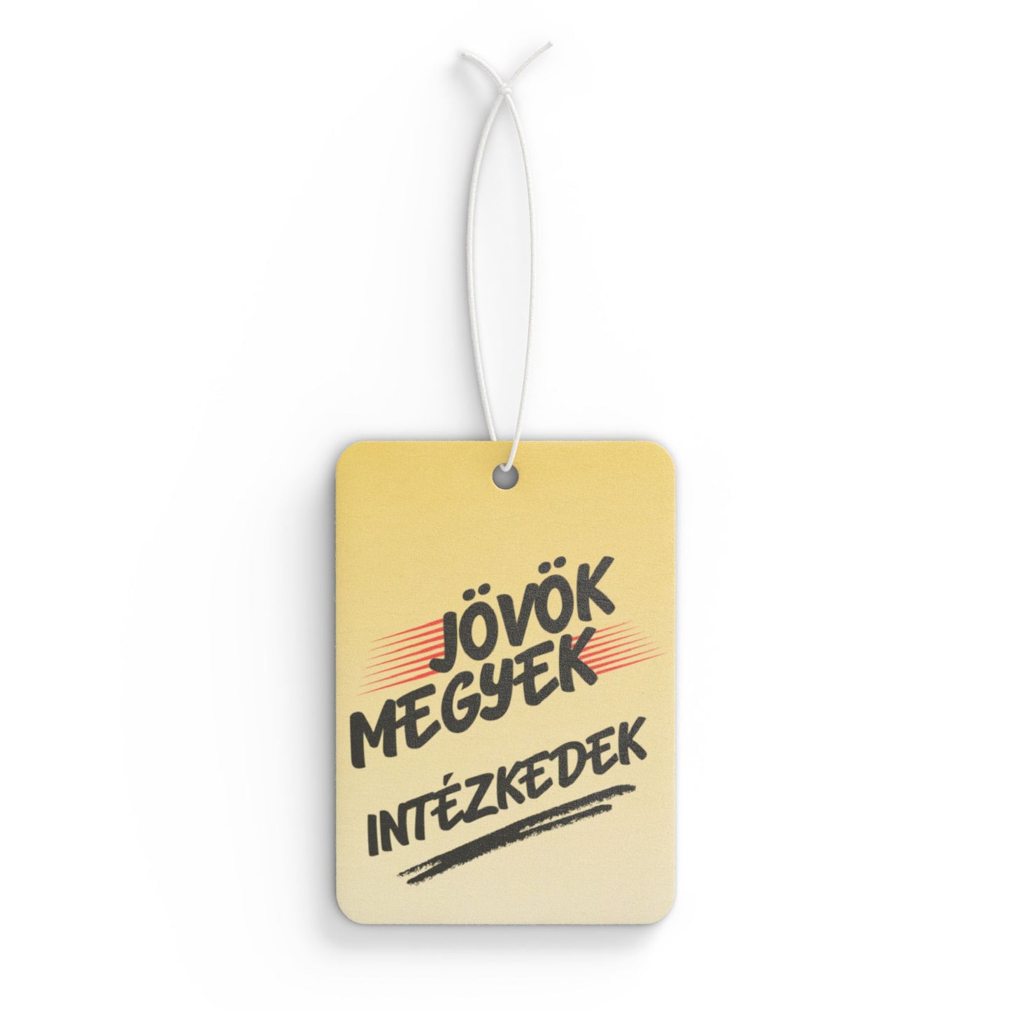 Autós illatosító - Jövök, megyek, intézkedek