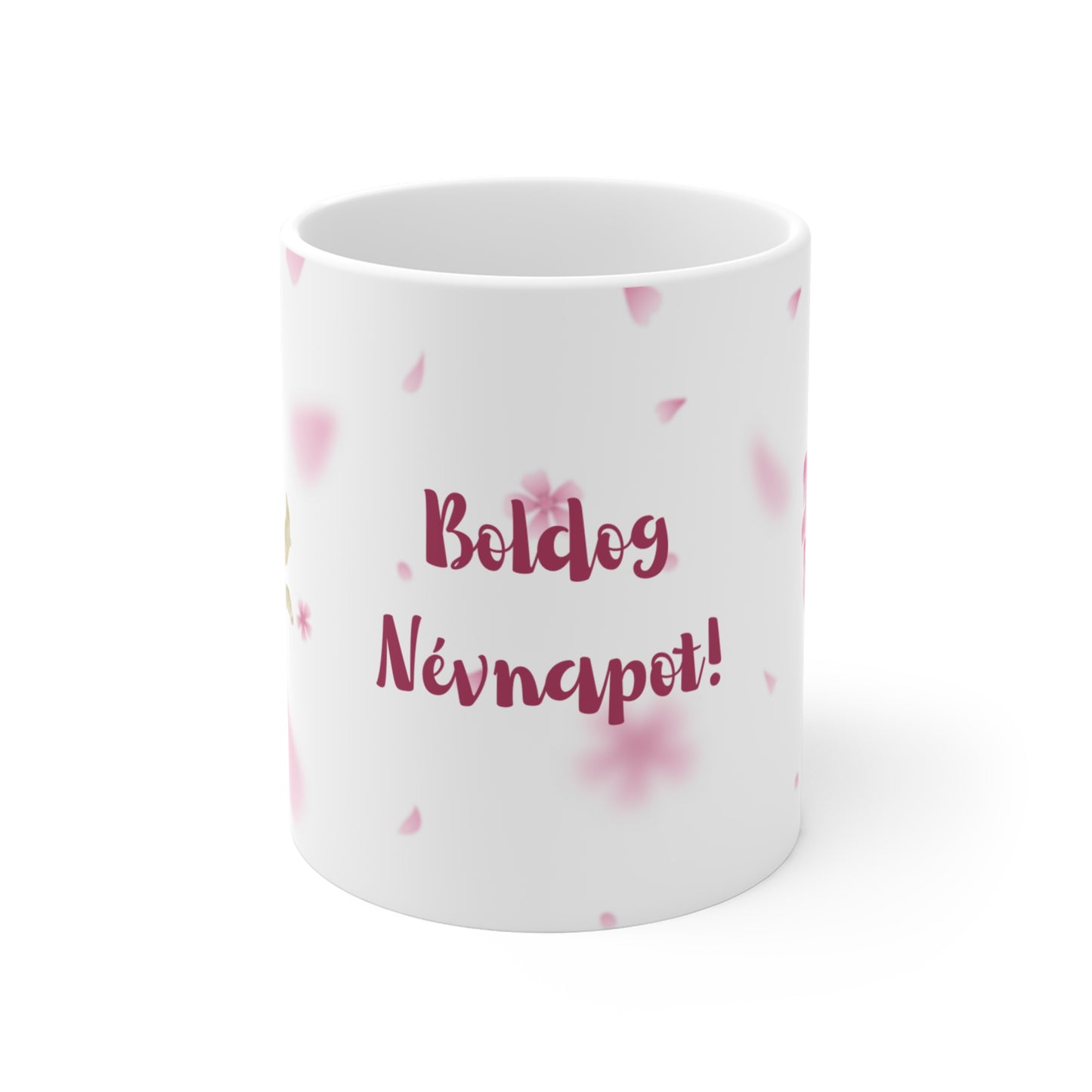 Bögre - Boldog Névnapot! (virágos)