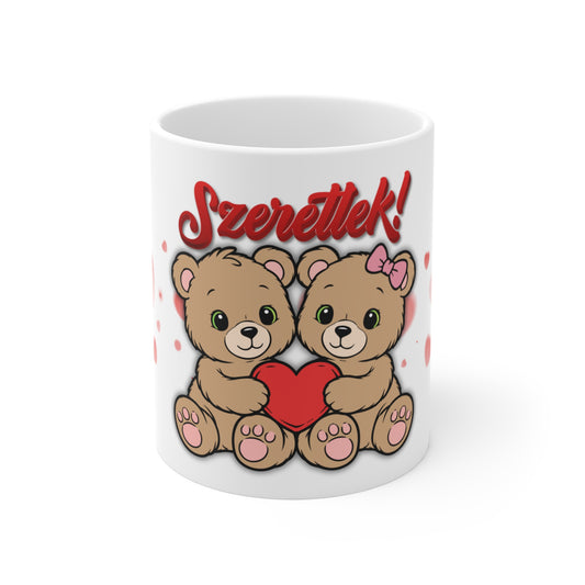 Bögre - Szeretlek! (páros maci)