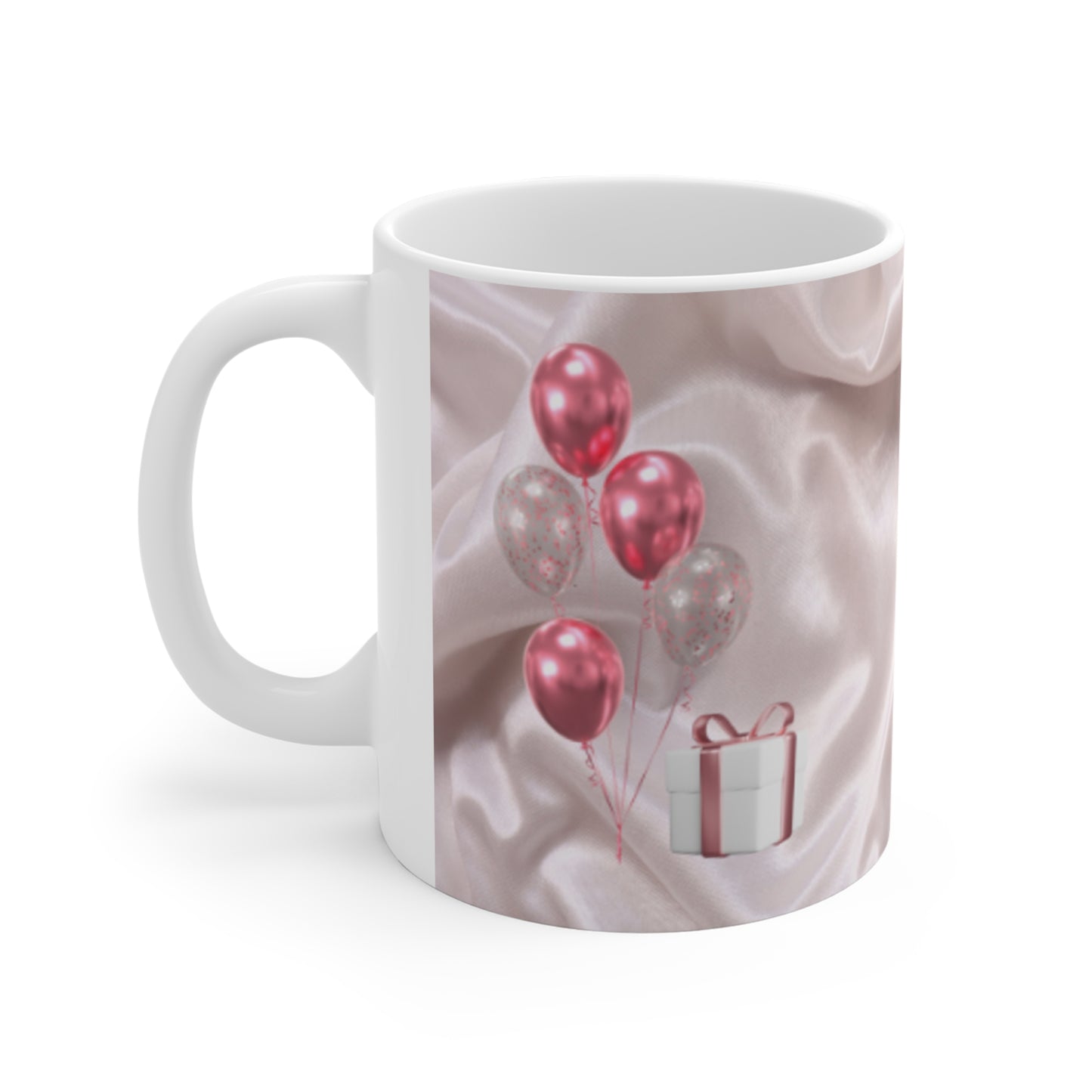 Bögre - Boldog Születésnapot! (lufi és doboz)