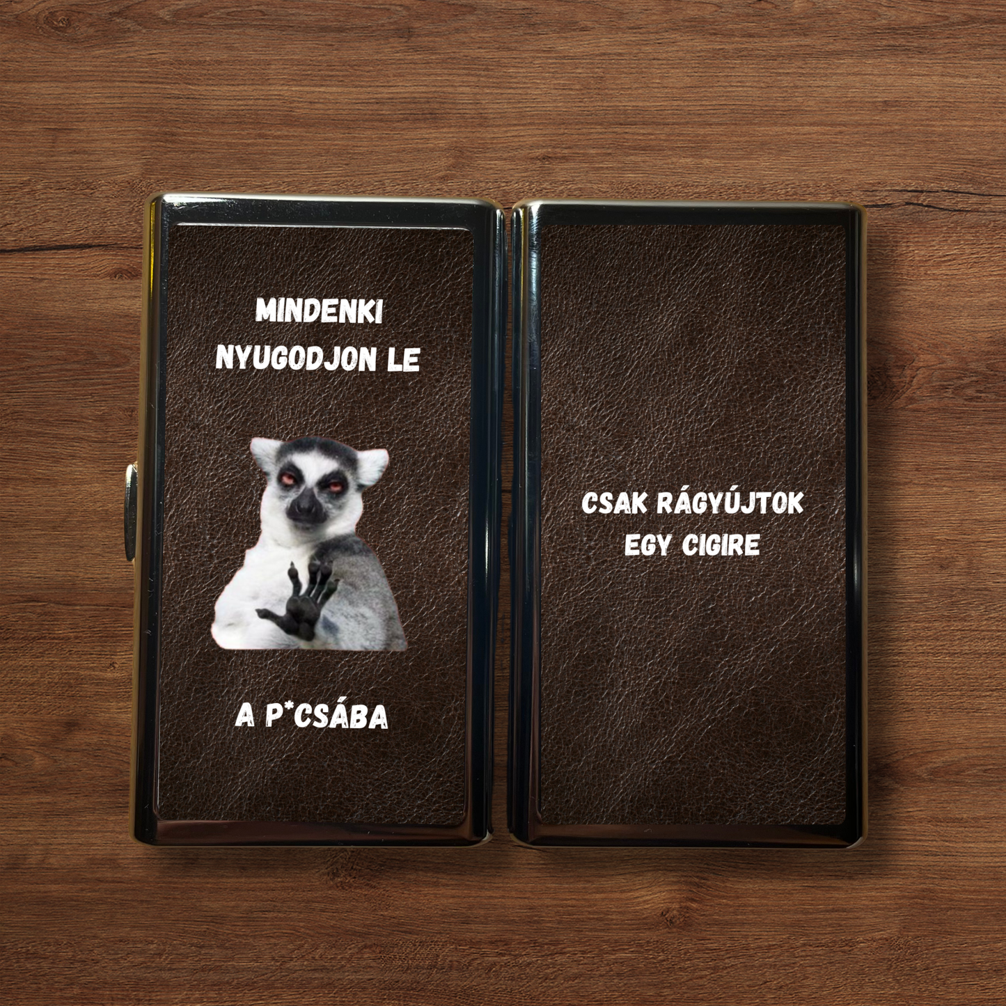 Cigaretta tárca - Mindenki nyugodjon le...