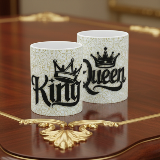 Páros bögre - King & Queen