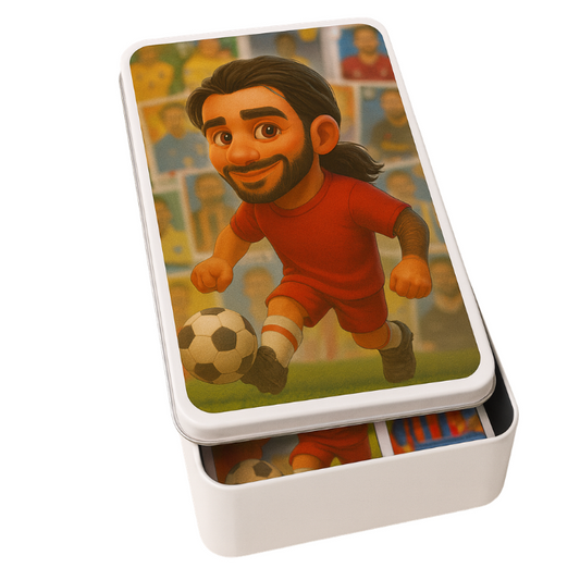 Díszdoboz - Focis kártya tároló