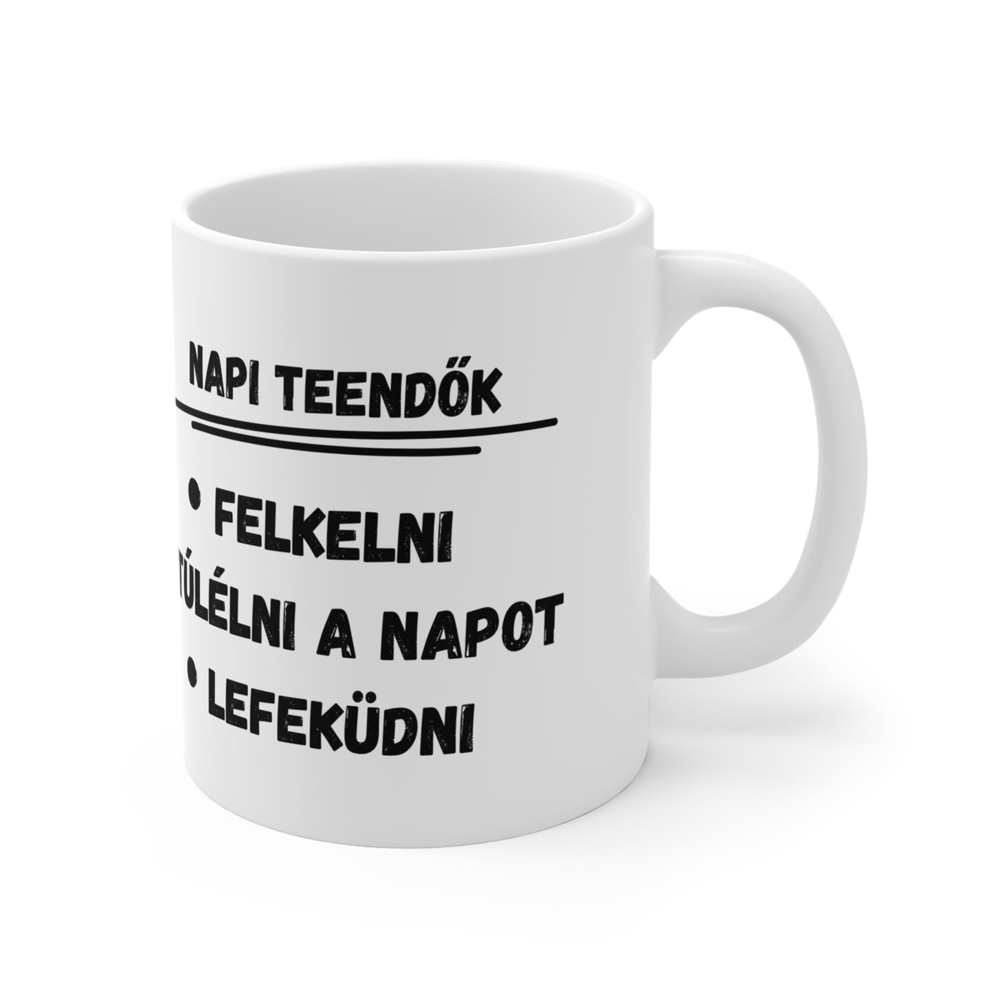 Bögre - Napi teendők