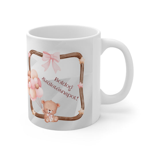 Bögre - Boldog Születésnapot! (lufis maci)