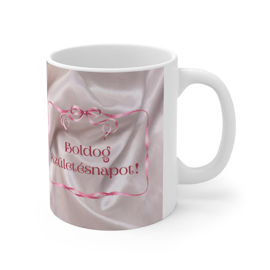 Bögre - Boldog Születésnapot! (lufi és doboz)