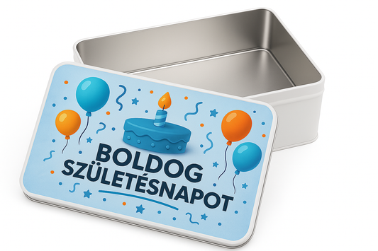 Díszdoboz - Boldog Születésnapot! (kék)